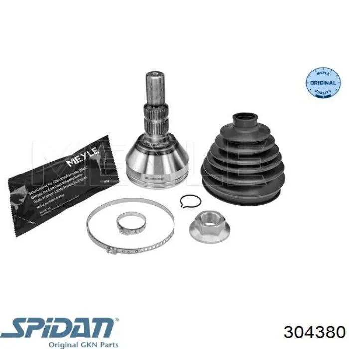 ШРУС наружный передний 304380 GKN-Spidan