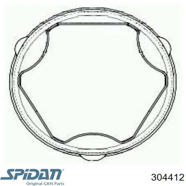 Пыльник шарнира угловых скоростей внутренний передний GKN-Spidan 304412 цена, от 6.95 USD
