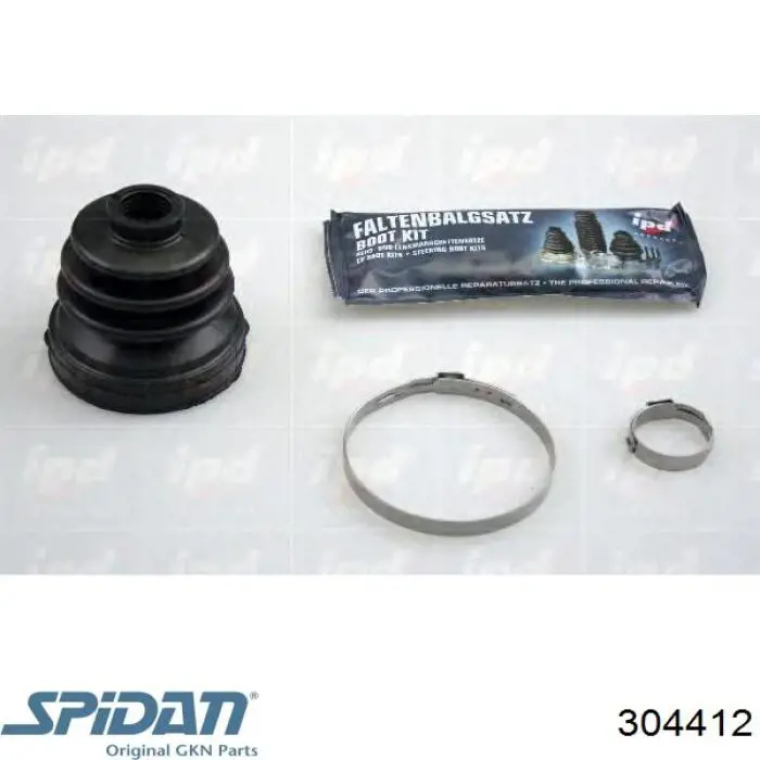 Пыльник ШРУСа внутренний, передней полуоси GKN-Spidan 304412