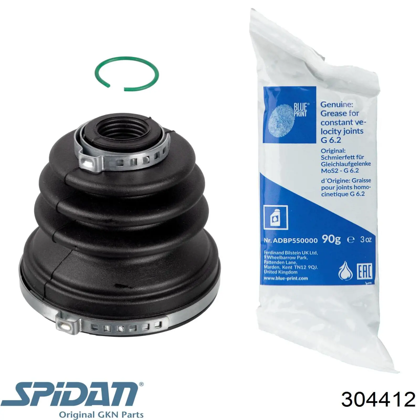 Купить 304412 GKN-Spidan Пыльник гранаты внутренний, передней полуоси