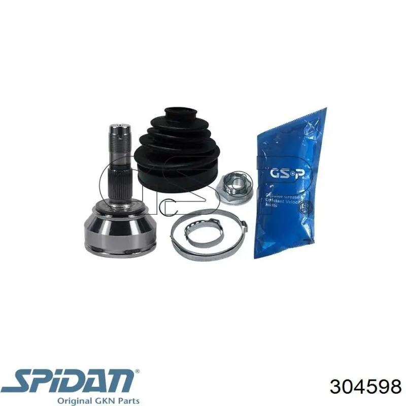 ШРУС наружный передний 304598 GKN-Spidan