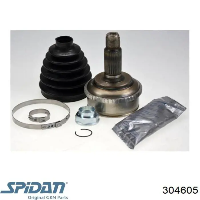 Купить 304605 GKN-Spidan Шарнир угловых скоростей передний правый