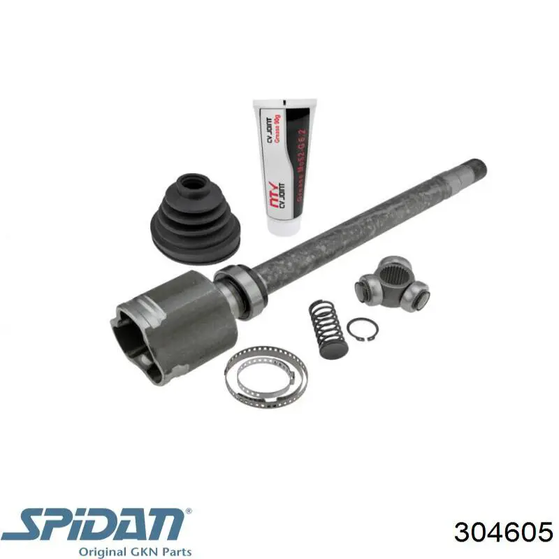 Шарнир привода внутренний GKN-Spidan 304605 цена, от 71.31 USD