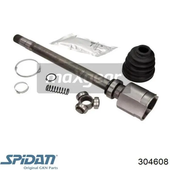 Купить 304608 GKN-Spidan Шарнир угловых скоростей передний правый