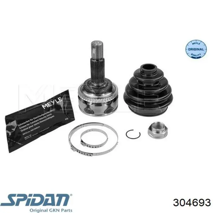 ШРУС наружный передний 304693 GKN-Spidan