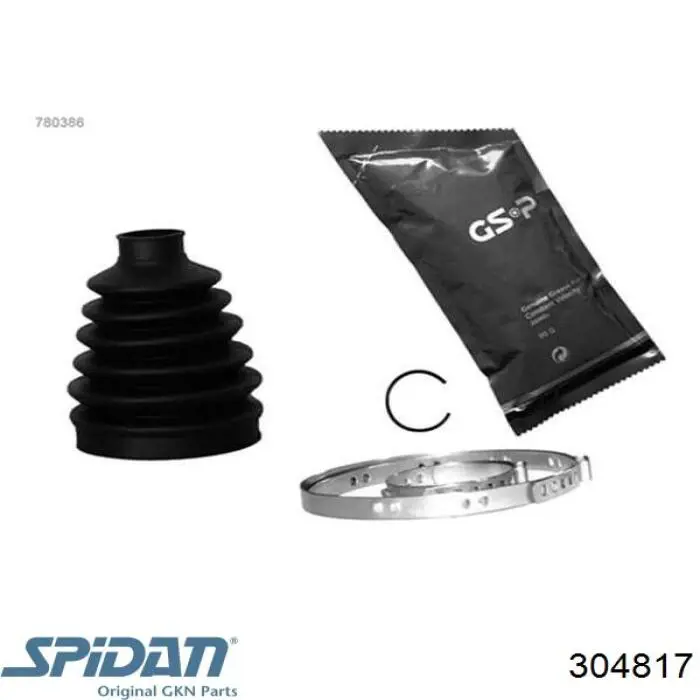 Чехол шруса GKN-Spidan 304817 цена, от 10.24 USD