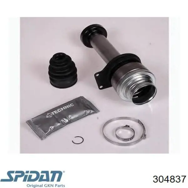 Купить 304837 GKN-Spidan Шарнир угловых скоростей передний правый