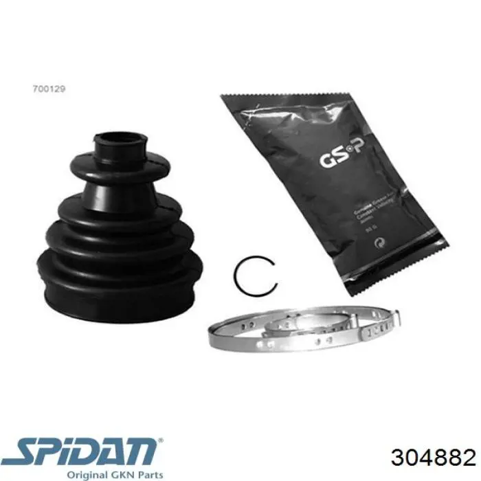 304882 GKN-Spidan Пыльник шарнира привода