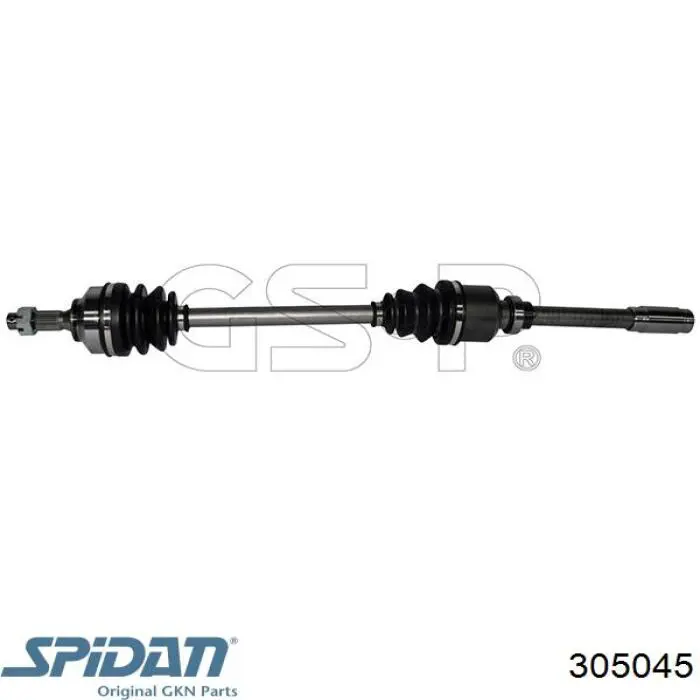 Правая полуось 305045 GKN-Spidan