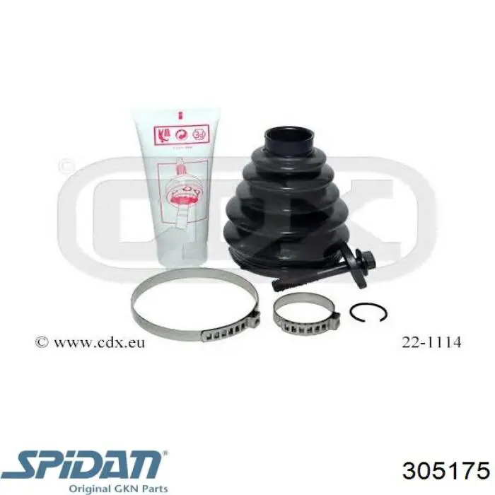 Чехол шруса GKN-Spidan 305175 цена, от 9.32 USD