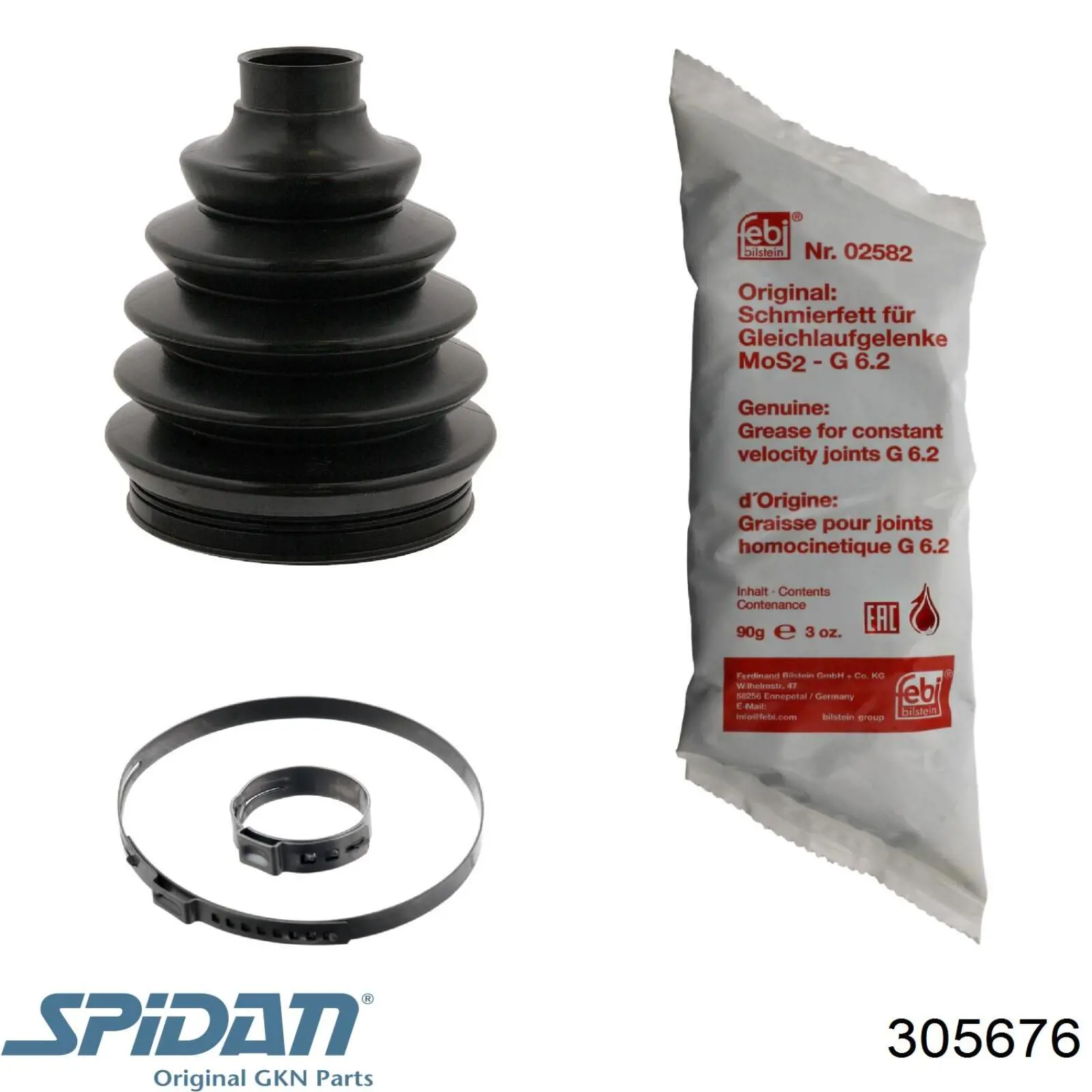 Купить 305676 GKN-Spidan Пыльник гранаты наружный, передний