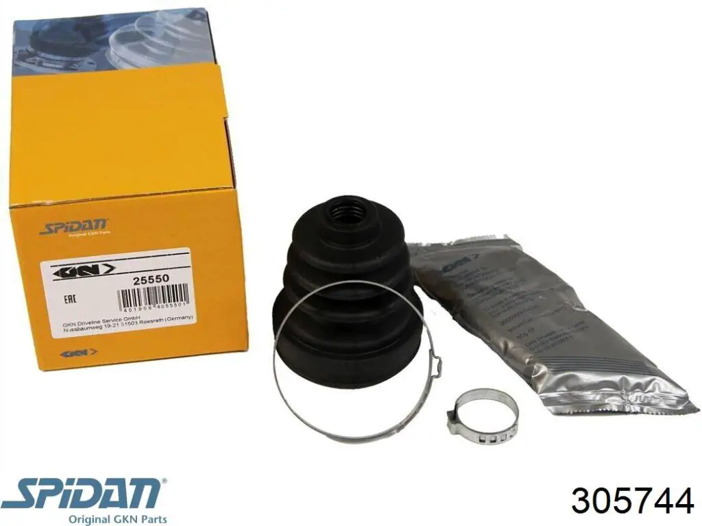 Купить 305744 GKN-Spidan Пыльник гранаты внутренний, передней полуоси