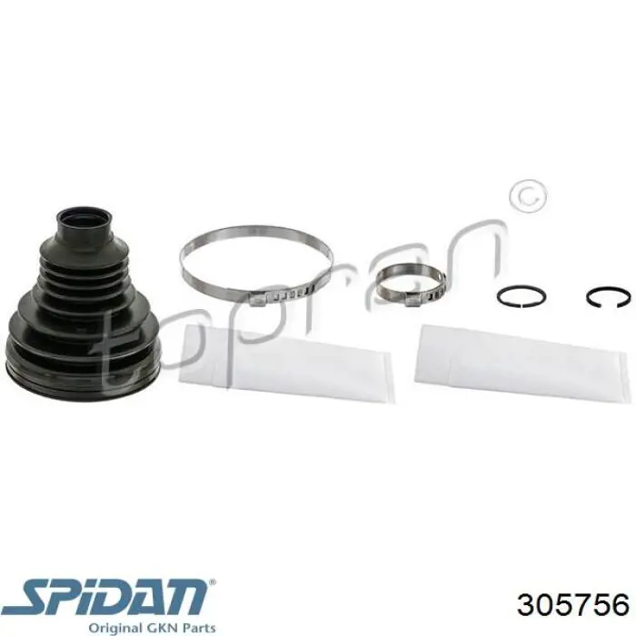 305756 GKN-Spidan Пыльник ШРУСа передней полуоси внутренний