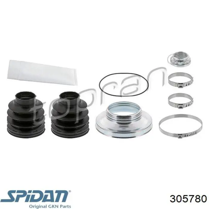 Пыльник наружной гранаты, задней полуоси GKN-Spidan 305780 цена, от 31.04 USD