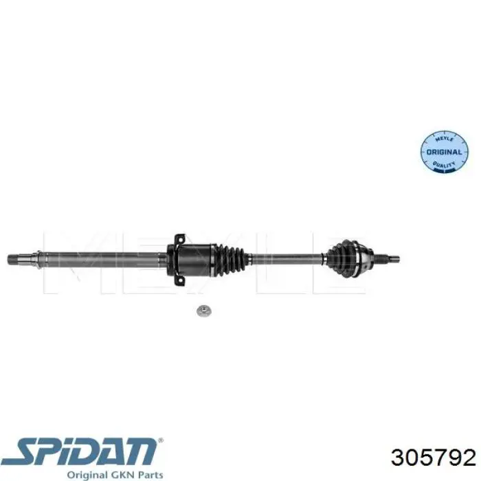 Привод передний правый GKN-Spidan 305792 цена, от 182.10 USD