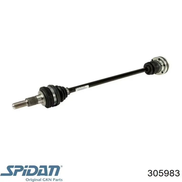 Полуось задняя левая 305983 GKN-Spidan