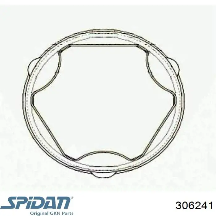 Пыльники ШРУСов передней полуоси, комплект GKN-Spidan 306241 цена, от 63.25 USD