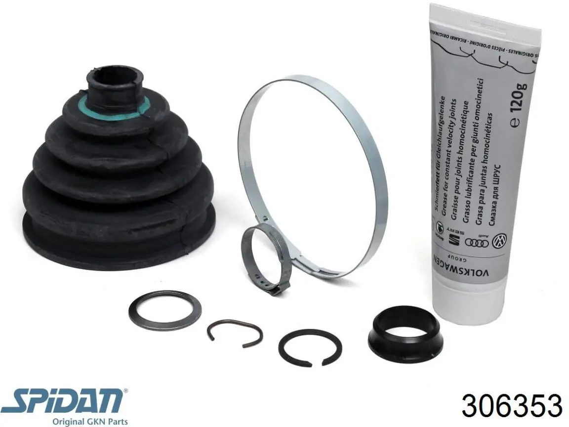 Купить 306353 GKN-Spidan Пыльник гранаты наружный, передний