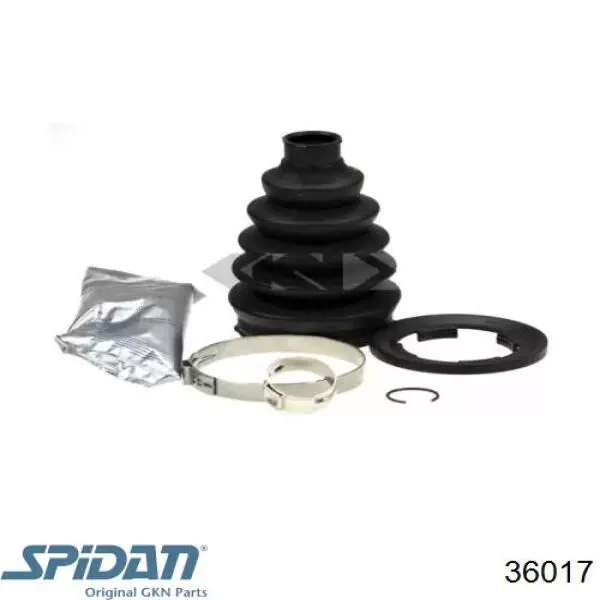 36017 GKN-Spidan Пыльник шарнира привода