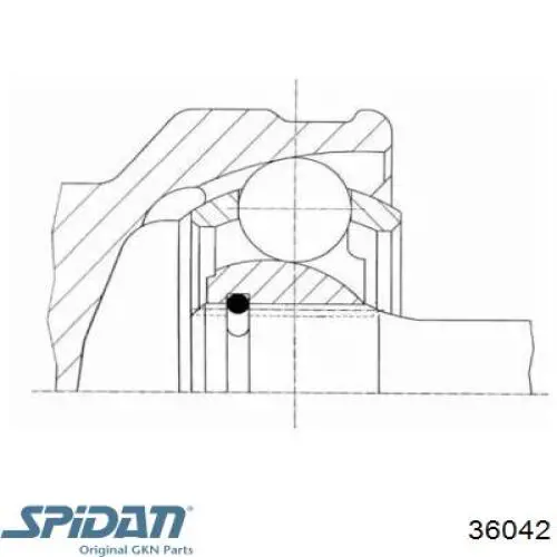 Купить FTA32550X Mazda Внешняя граната