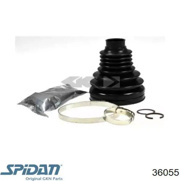 Купить 36055 GKN-Spidan Пыльник гранаты внутренний, передней полуоси