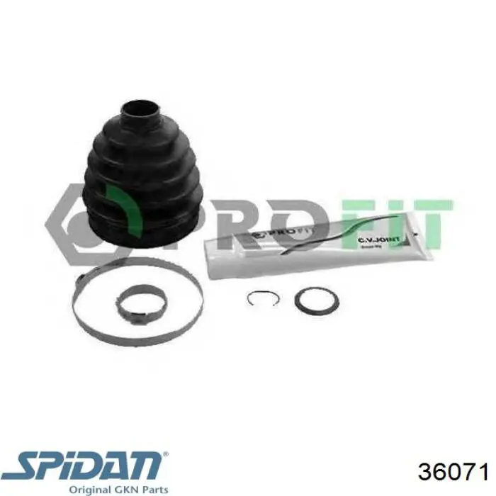 Чехол шруса GKN-Spidan 36071 цена, от 20.00 USD