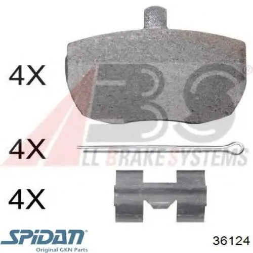Купить 36124 GKN-Spidan Пыльник гранаты внутренний, передней полуоси