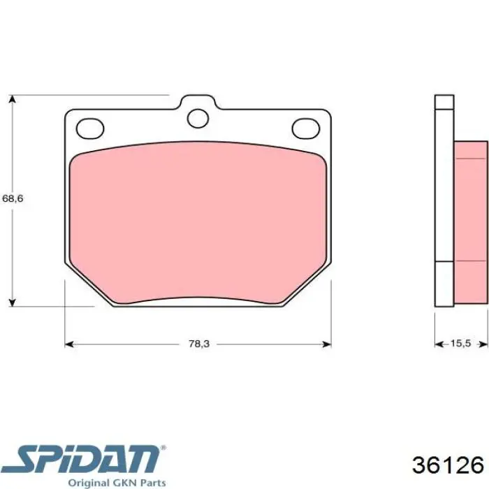 Купить 36126 GKN-Spidan Пыльник гранаты наружный, передний