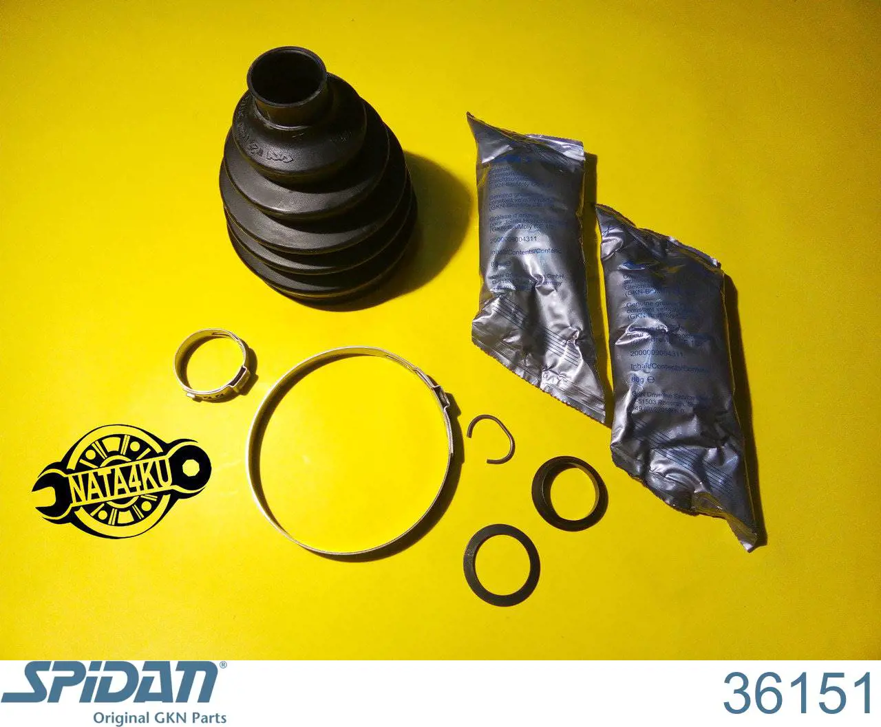 Чехол шруса GKN-Spidan 36151 цена, от 13.20 USD