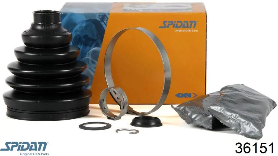 Пыльник ШРУСа наружный 36151 GKN-Spidan