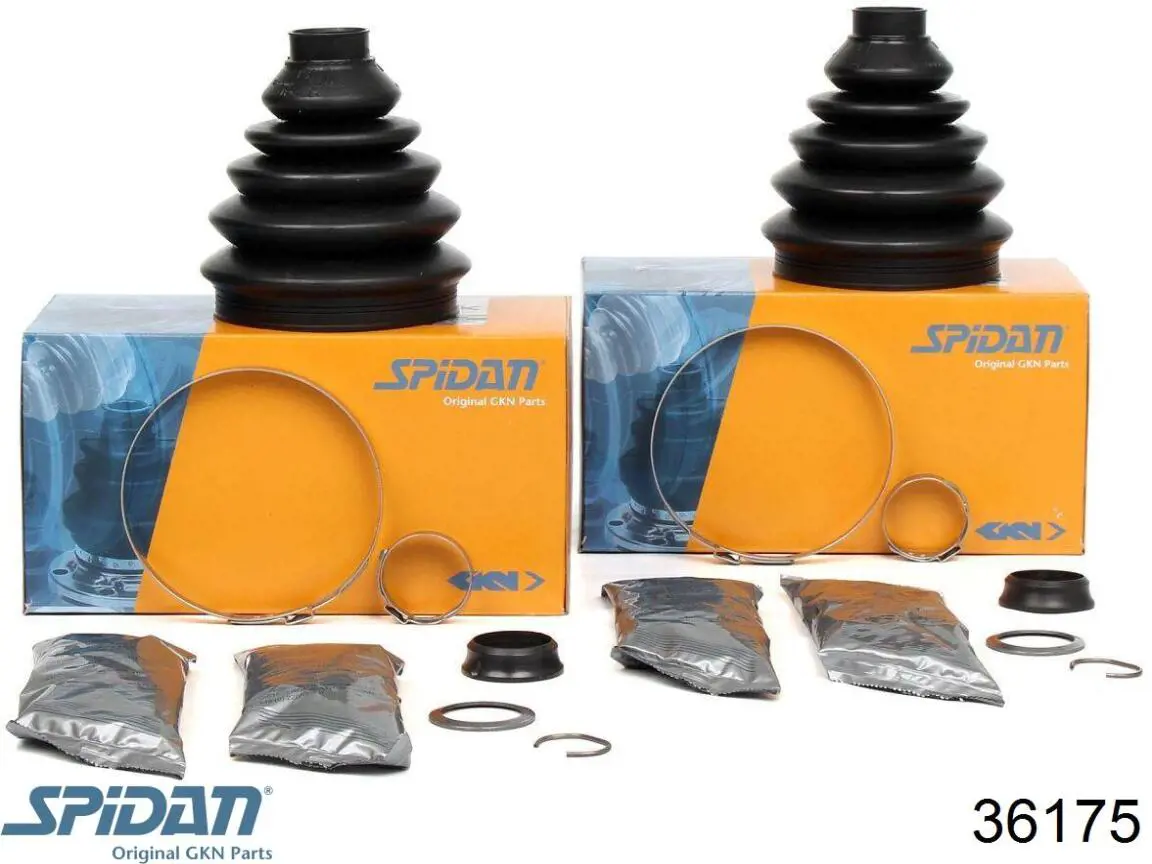Пыльник ШРУСа передней полуоси наружный GKN-Spidan 36175