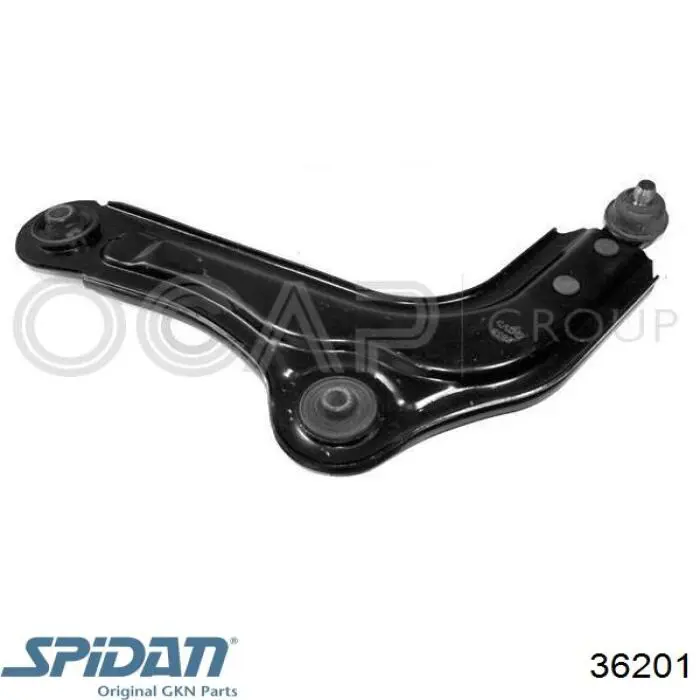 Правая полуось 36201 GKN-Spidan