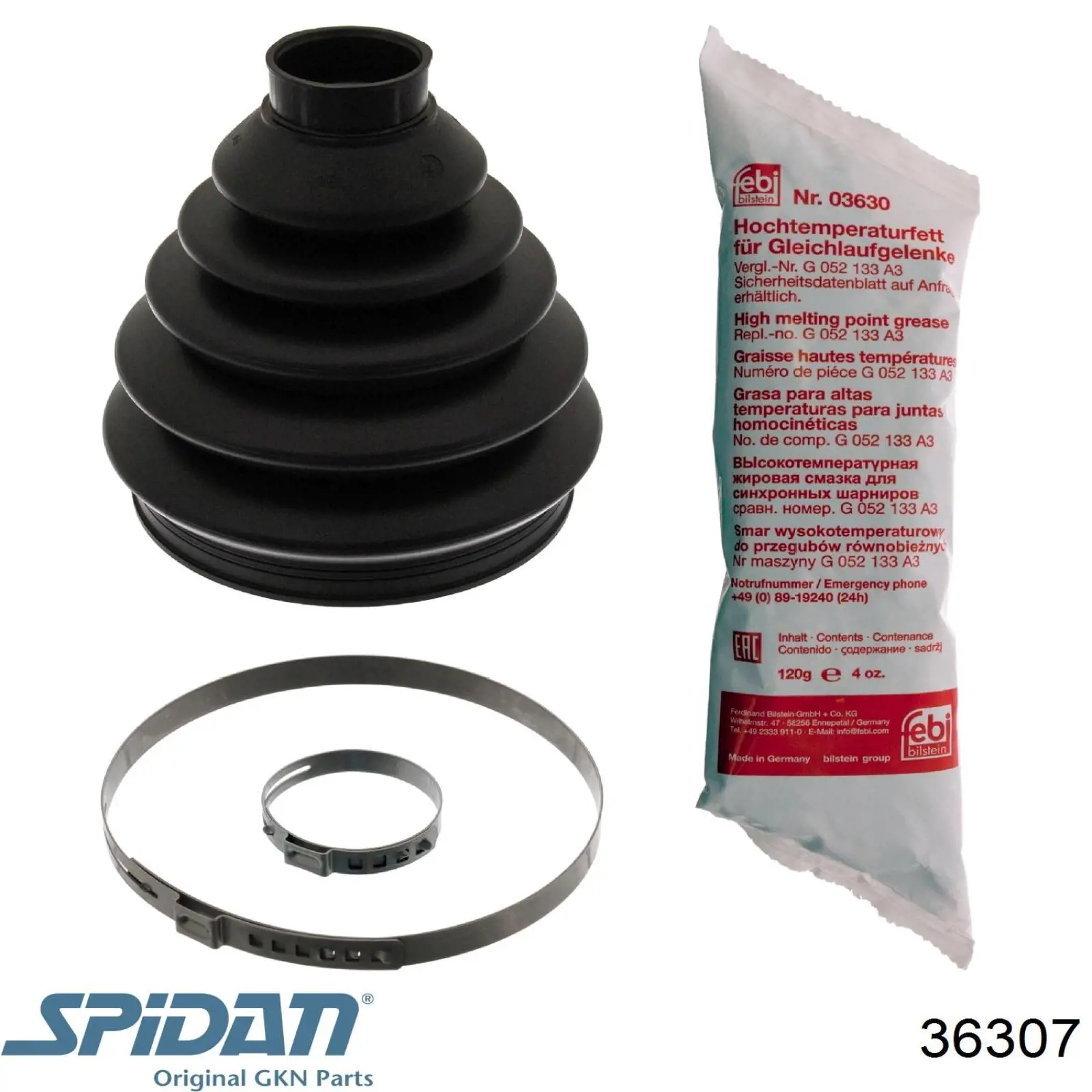 Купить 36307 GKN-Spidan Пыльник гранаты наружный, передний