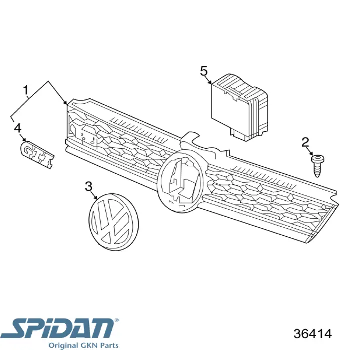 Купить 36414 GKN-Spidan Пыльник гранаты внутренний, передней полуоси