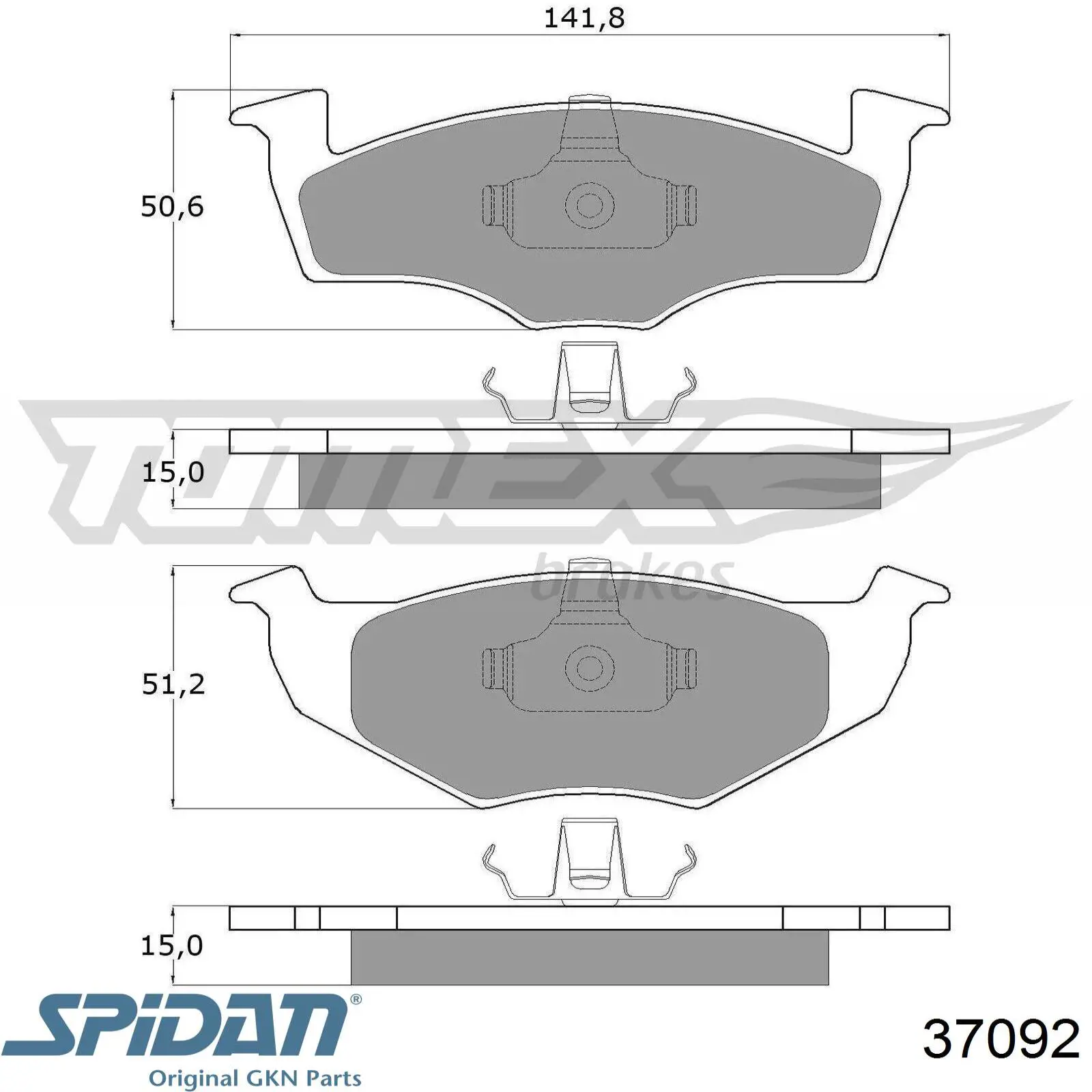 Купить 37092 GKN-Spidan Пыльник гранаты наружный, передний