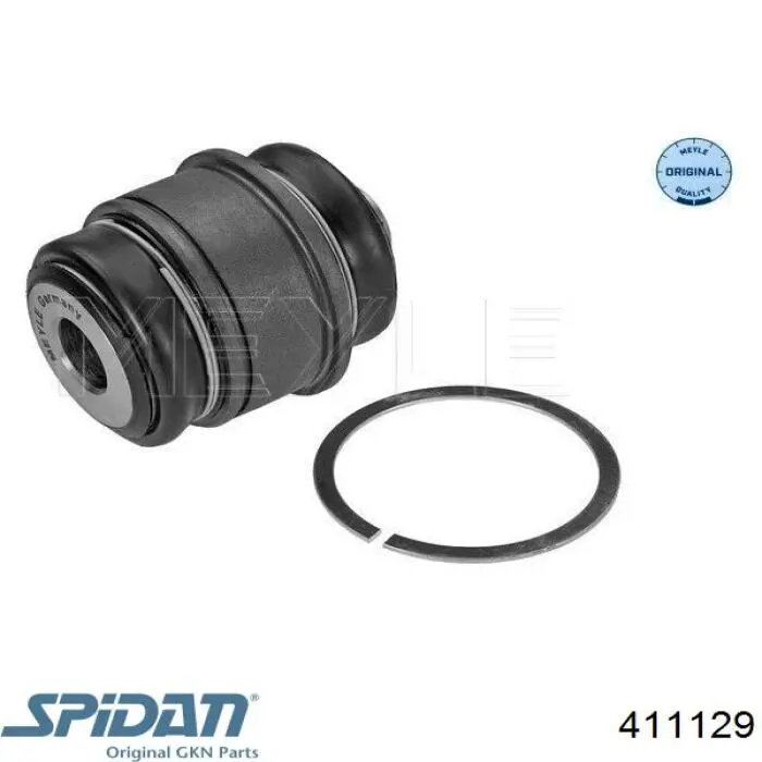 Сайлентблок цапфы задней 411129 GKN-Spidan