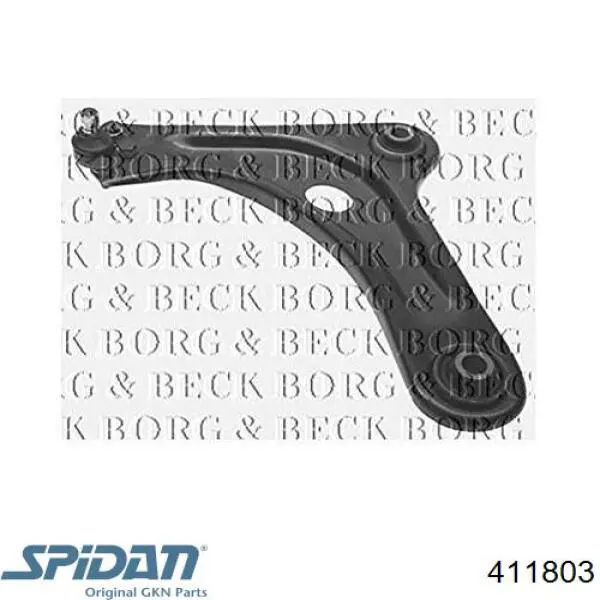 Сайлентблок переднего нижнего рычага GKN-Spidan 411803