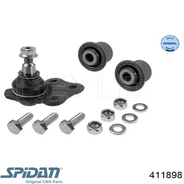 411898 GKN-Spidan Сайлентблок нижнего переднего рычага