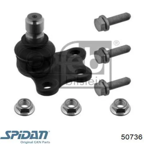 Шаровая опора, нижняя GKN-Spidan 50736 цена, от 16.85 USD
