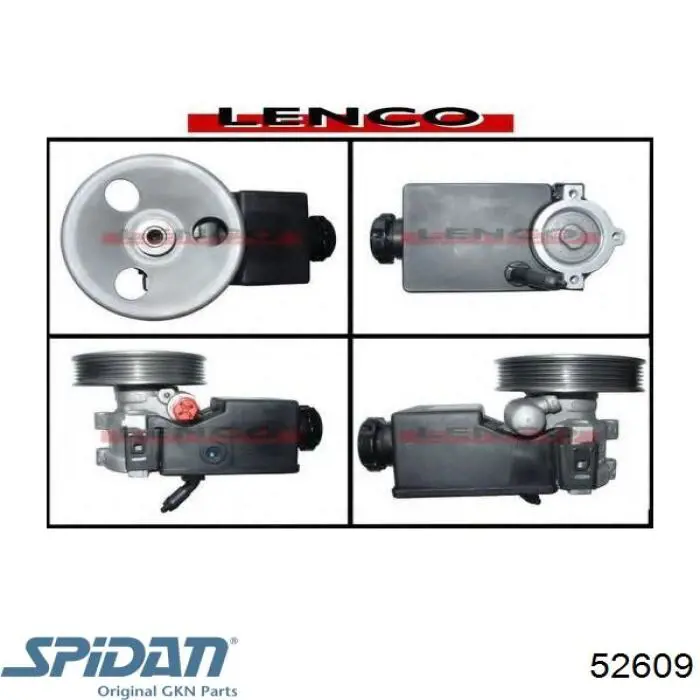 Купить 52609 GKN-Spidan Насос рулевого управления