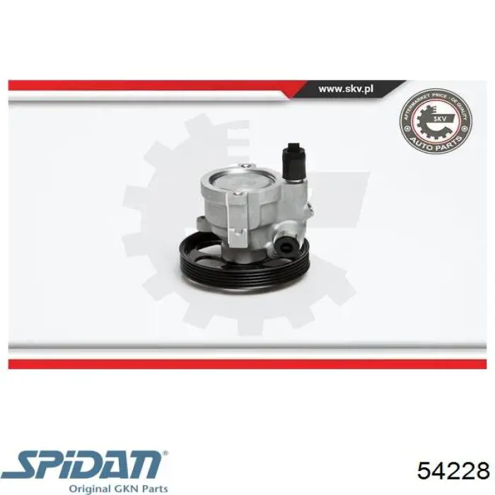 Насос гидроусилителя руля GKN-Spidan 54228