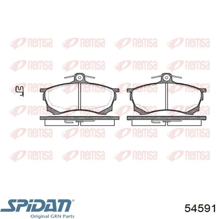Купить 54591 GKN-Spidan Насос рулевого управления