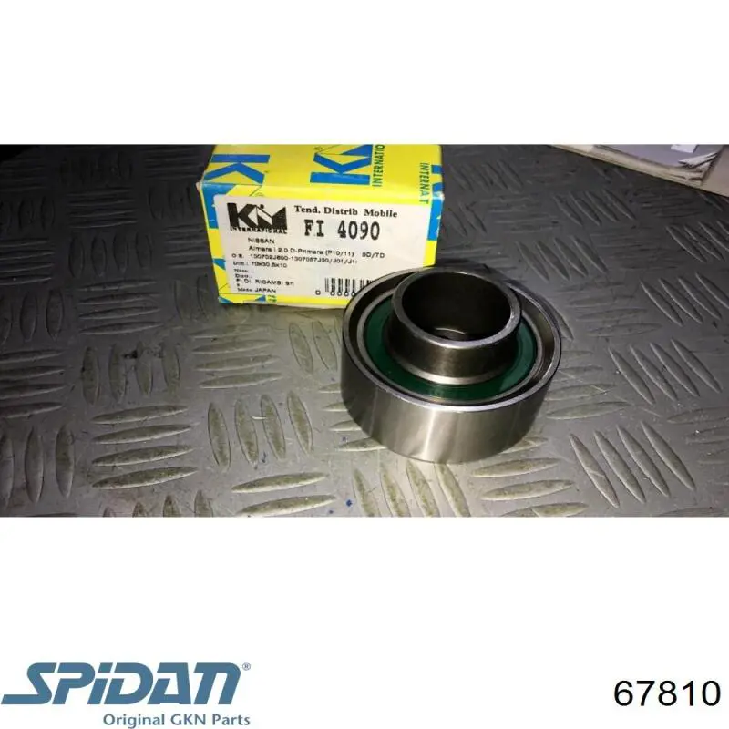 Ролик натяжителя ремня газораспределения GKN-Spidan 67810 цена, от 19.00 USD