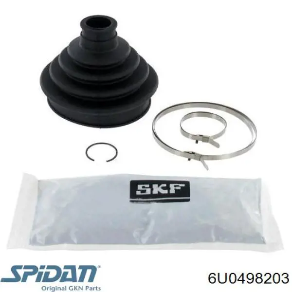 Пыльник ШРУСа наружный 6U0498203 GKN-Spidan