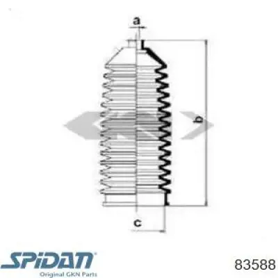 Пыльник рулевой рейки 9944453 Fiat/Alfa/Lancia