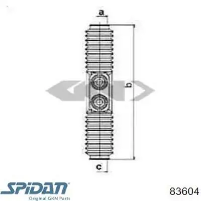 Пыльник рулевого механизма (рейки) на Lada 2110 