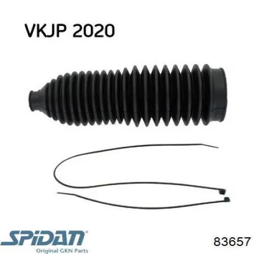 Пыльник рулевого механизма/рейки, левый GKN-Spidan 83657 цена, от 7.19 USD