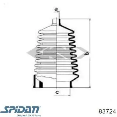 Пыльник рулевого механизма (рейки) левый VKJP2127 SKF