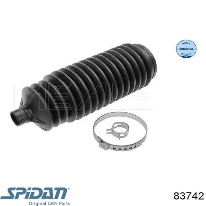 Пильник рульового механізму/рейки 83742 GKN-Spidan
