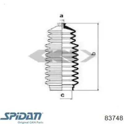 Пыльник рулевой рейки 4820333P00 Nissan